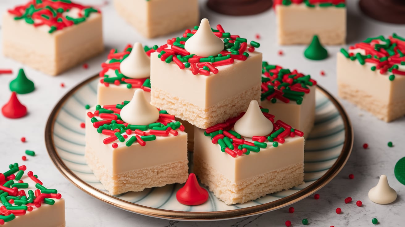 Simple 5-Ingredient Christmas Sugar Cookie Fudge Recipe