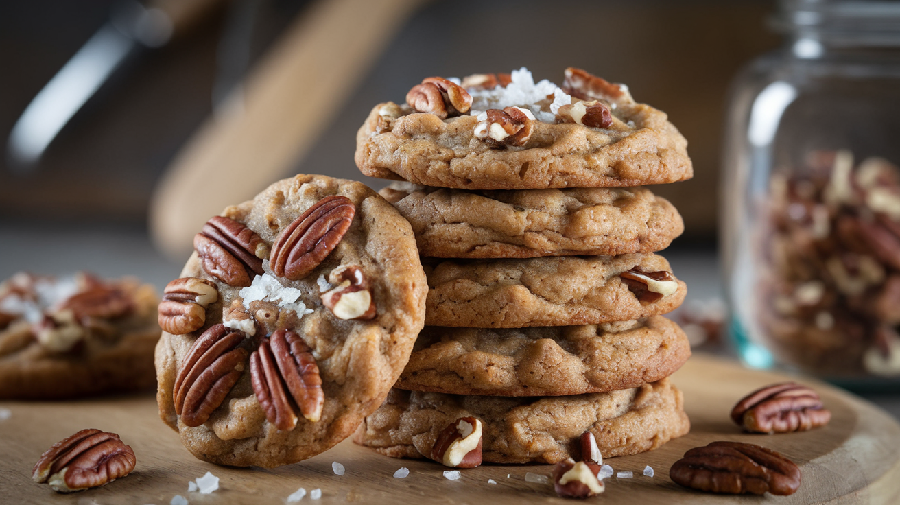 The Best Chewy Brown Butter Pecan Cookies Recipe