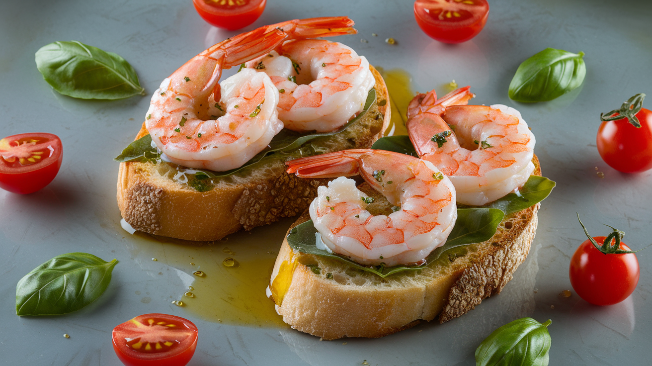 Easy Garlic Shrimp Bruschetta Recipe: A Delicious Appetizer in Minutes