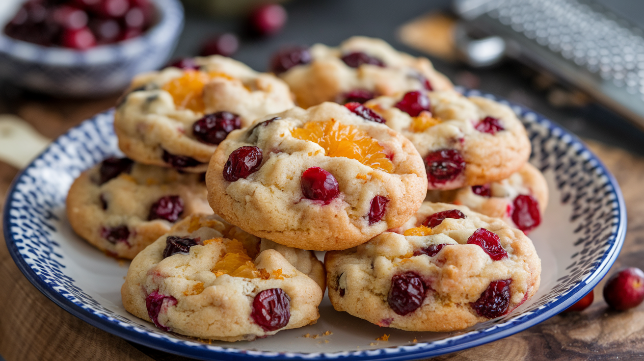 Classic Chewy Cranberry Orange Cookies Recipe