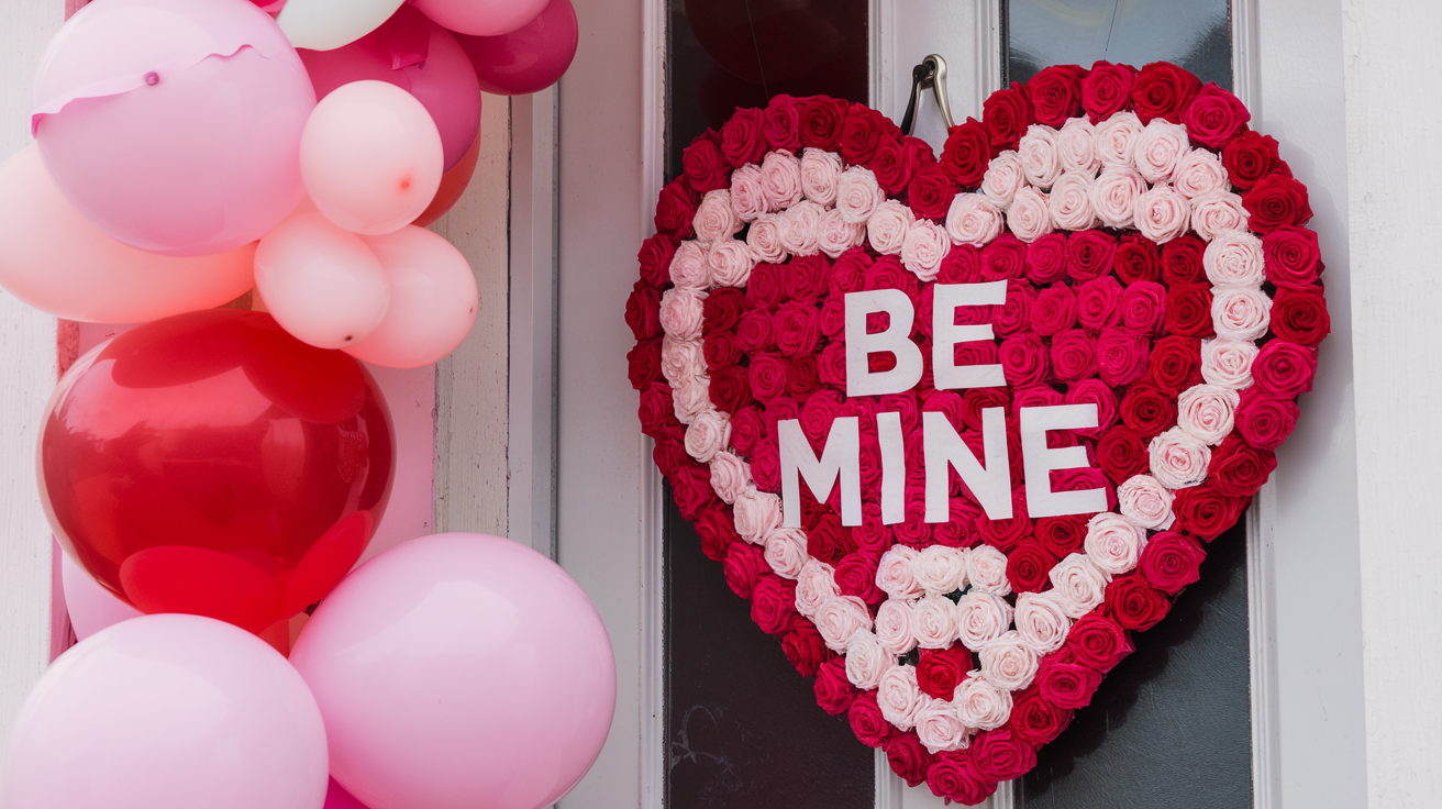 Valentine’s Day Door Decorations Ideas: Simple and festive